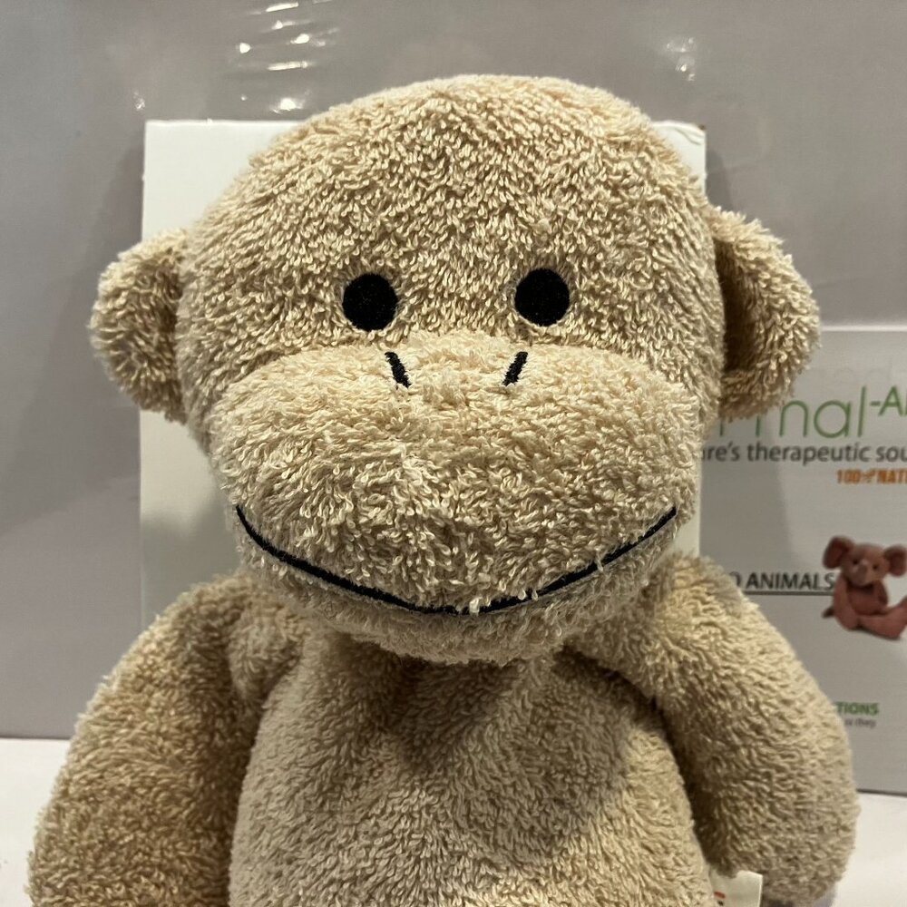 Thermal-Aid Jo Jo The Monkey Washable Heating Pad & Ice Pack Plush Hot/Cold NEW